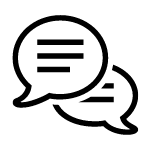 conversation bubbles icon